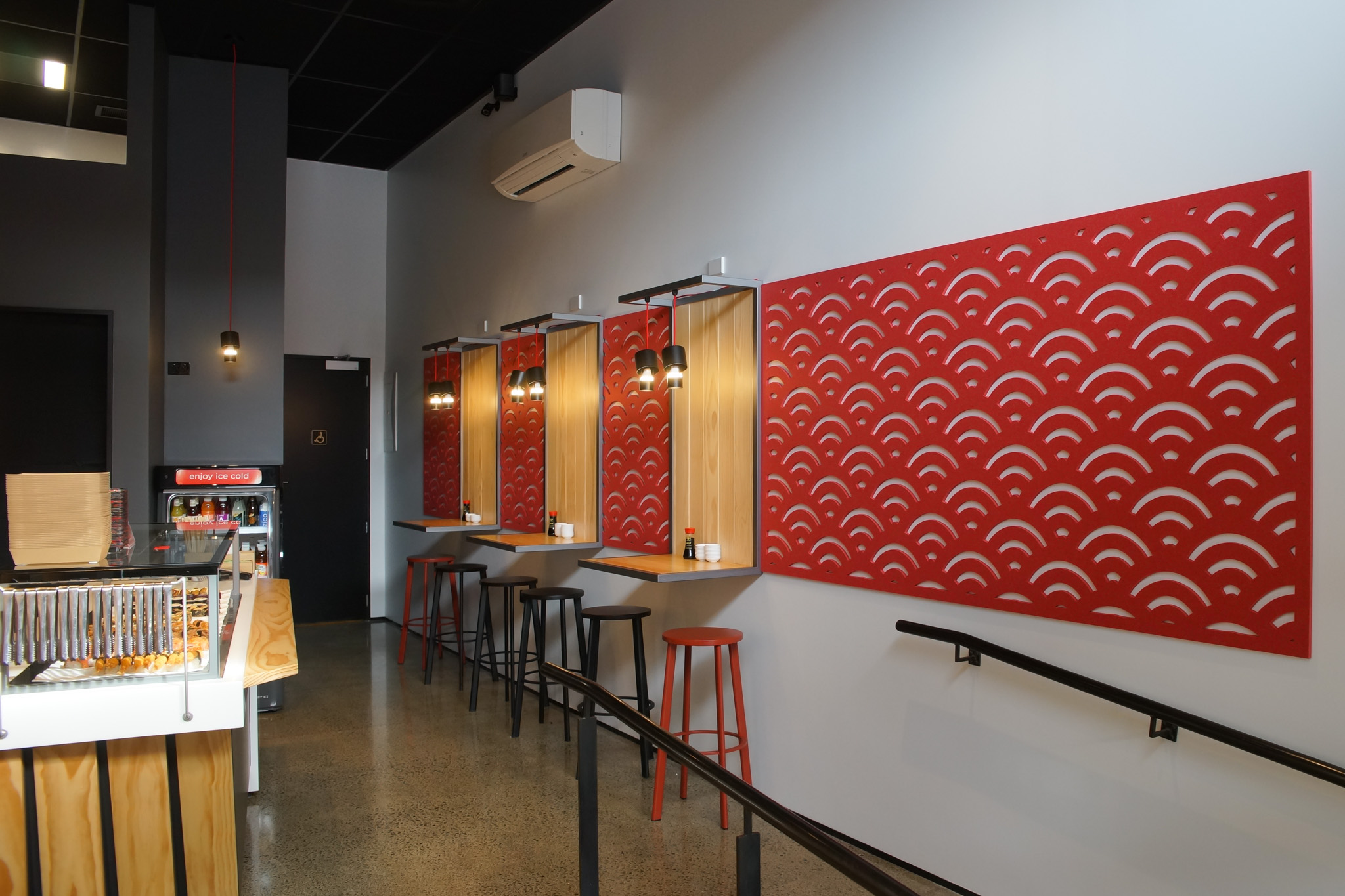 Autex paneling hospitality fitout christchurch