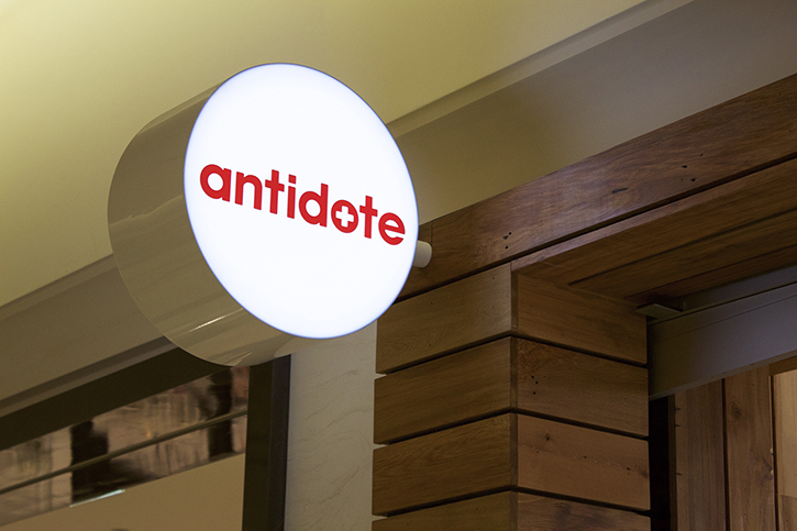 Meridian Antidote illuminated roundel dunedin