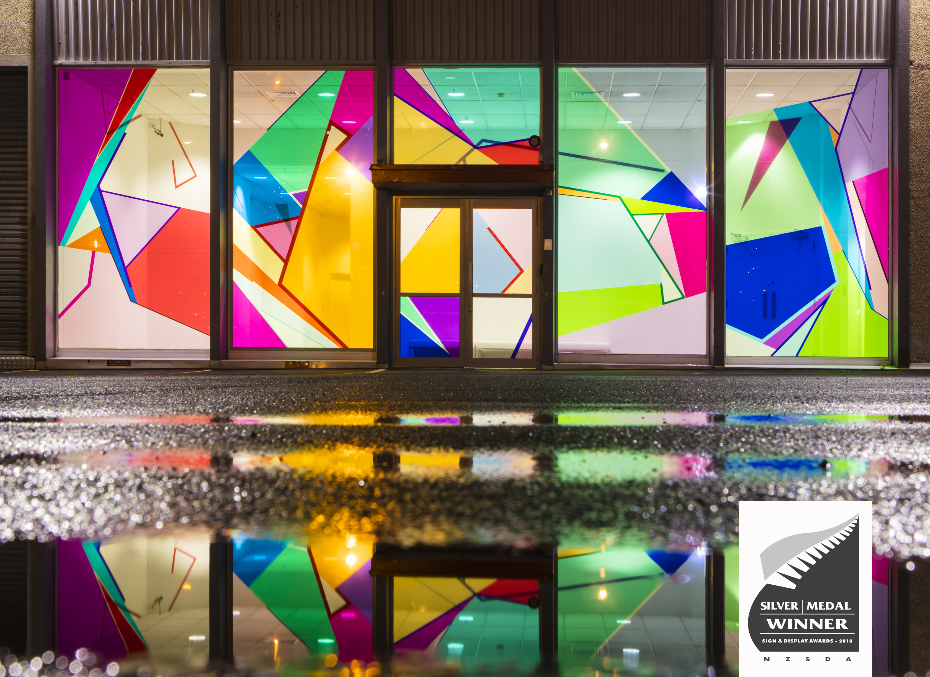 NZSDA Award winning glasswork signage dunedin