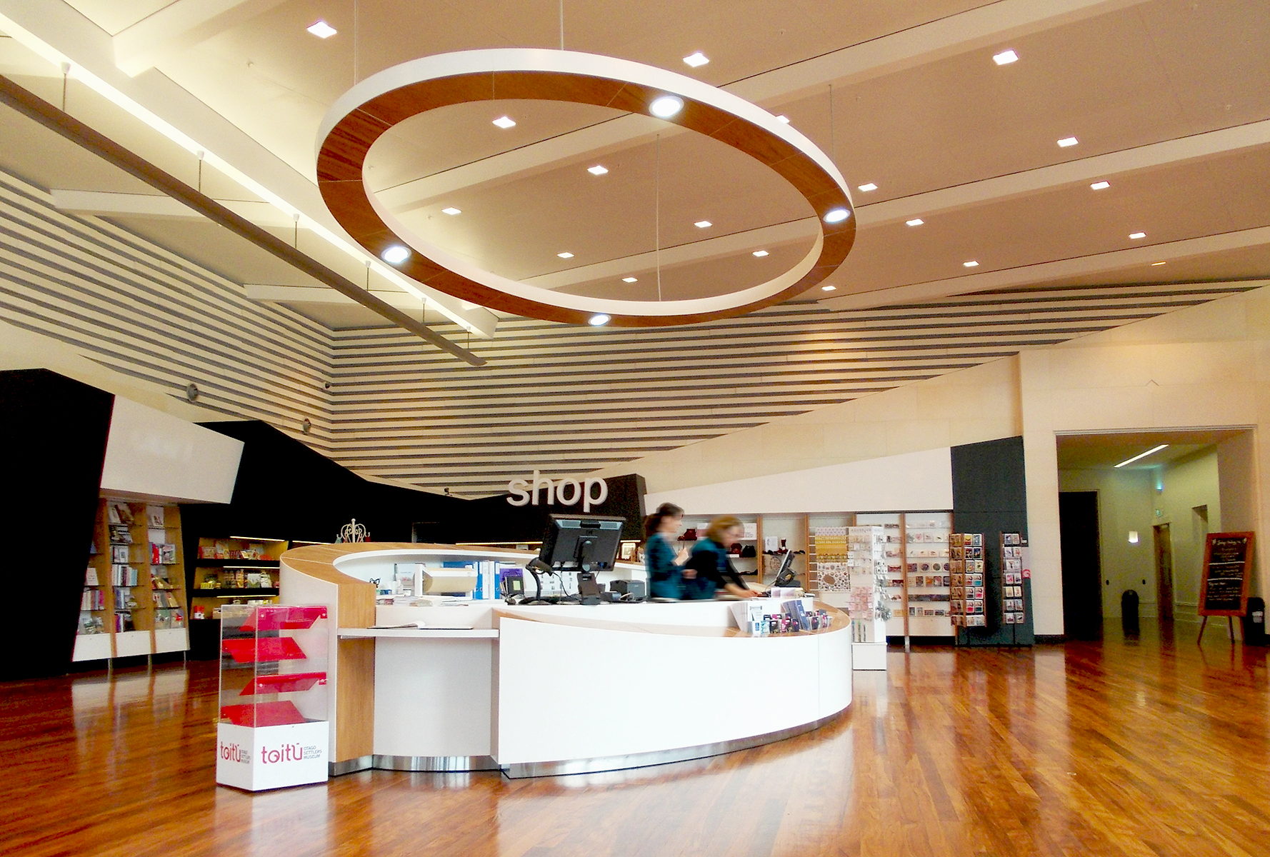 Toitu dunedin museum retail space