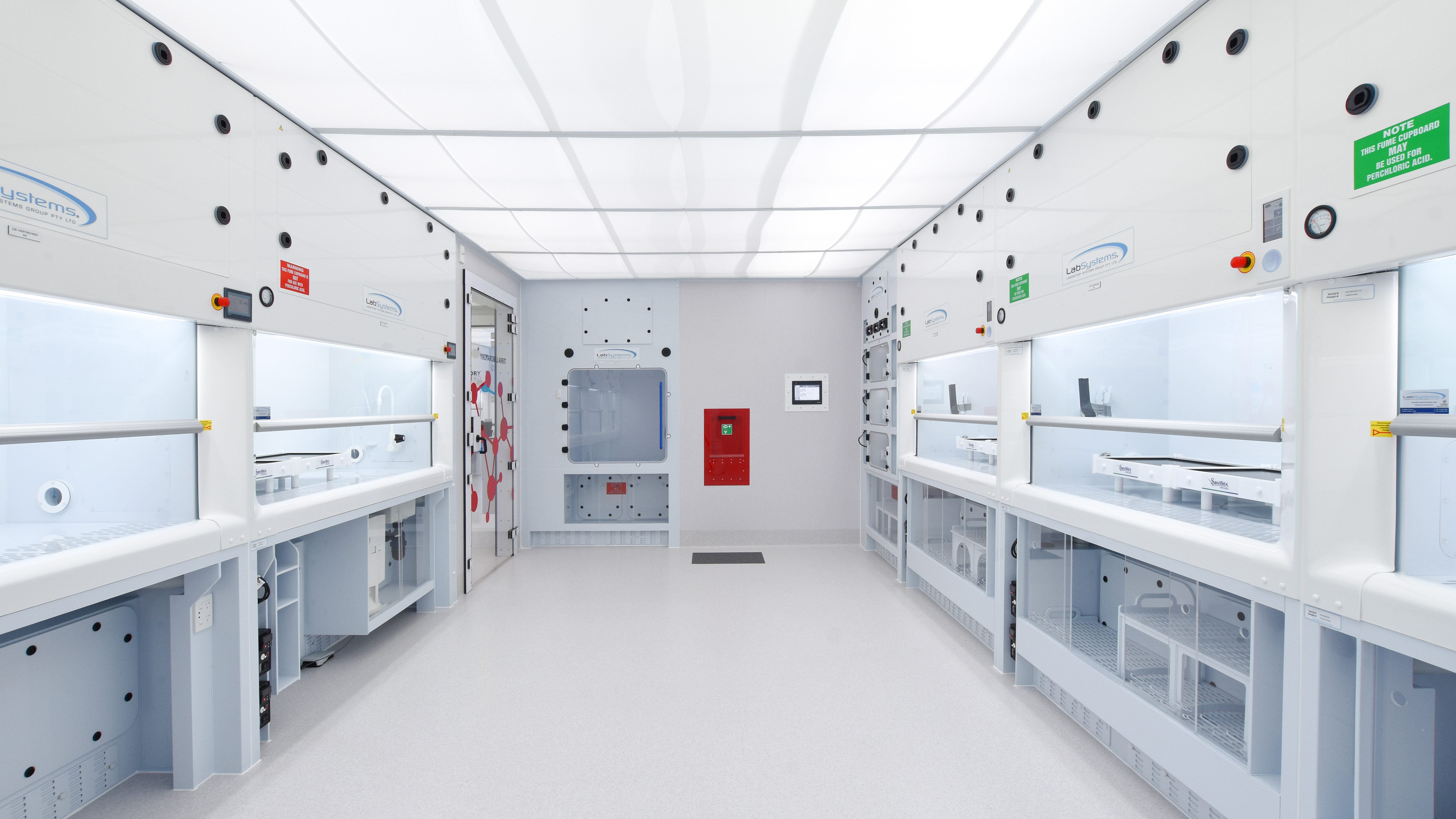 University of Otago clean lab completed by Miller Creative's joinery team